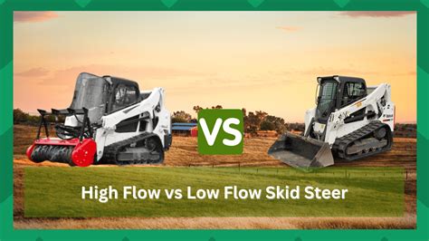 skid steer high flow attachments|high flow hydraulics vs low.